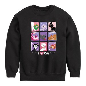 Boys' - Disney - Cats & Dogs Graphic Long Sleeve Fleece Sweatshirt - 1 of 4