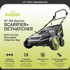 Sun Joe 15" Electric Dethatcher Scarifier with Removeable 13.2 Gallon Bag, 15 Amp, AJ808E - 2 of 4