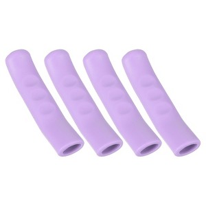 Unique Bargains Anti-Slip Lightweight Mountain Road Bike Brake Lever Silicone Sleeves 3.07" x 0.67" 4 Pcs - 1 of 3