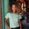 Dalix Espresso Martini Embroidered Lightweight Relaxed Jersey Tee Summer Cute Food Womens - 3 of 4