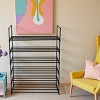 SEVOBAL 6-Tier Sturdy Shoe Organizer Metal Storage Shelf for 16-20 Pairs Stackable for Closet Entryway Hallway, Black, 37.8"*4.92"*3.74" - 2 of 4