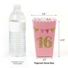 Big Dot of Happiness Sweet 16 - 16th Birthday Party Favor Popcorn Treat Boxes - Set of 12 - 2 of 4