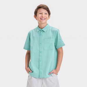 Boys' Short Sleeve Adventure Shirt - All In Motion™ - 1 of 3