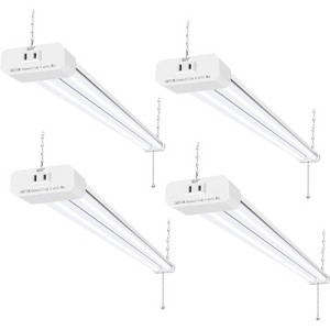 MyDepot Bay Lighting 4 Pack 4FT LED Shop Light, Linkable Utility Shop Lights - 1 of 4