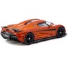 Koenigsegg Regera Orange Metallic with Black Stripes "Global64" Series 1/64 Diecast Model Car by Tarmac Works - 2 of 3