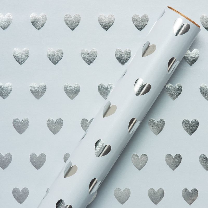 Hearts Pattern Wedding Wrapping Paper - Spritz&#8482;, 1 of 8