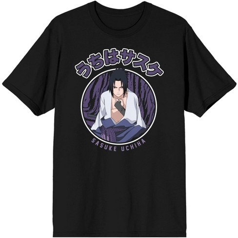 Sekretær patois sjækel Naruto Shippuden Sasuke Uchiha Men's Black Tshirt-5xl : Target