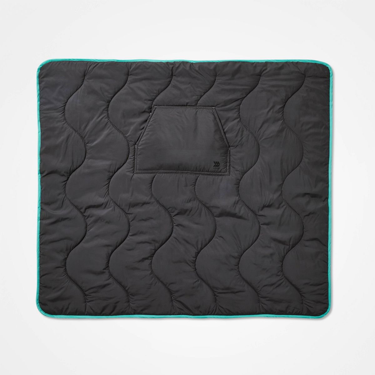 42''x37'' Sidelines Lap Outdoor Blanket - All in Motion™ Black