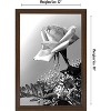 Americanflat 12x18 Poster Frame in Walnut - Composite Wood with Polished Plexiglass - Horizontal and Vertical Formats for Wall - 2 of 4