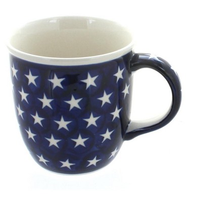 Blue Rose Polish Pottery Stars Plain Mug