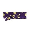 Wrapables Girls Boho Knotted Headband Headwrap (Set of 4), Purple Passion - 2 of 4