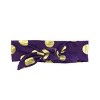 Wrapables Girls Boho Knotted Headband Headwrap (Set of 4), Purple Passion - image 2 of 4