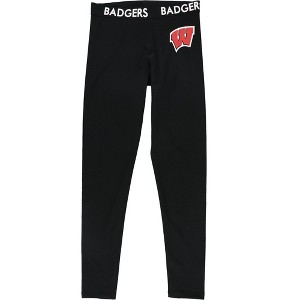 Touch Womens Wisconsin Badgers Stretch Compression Athletic Pants - 1 of 2