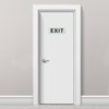 Unique Bargains Waterproof Self-Adhesive Decor Home Business Exit Sign 2 Pcs - 4 of 4