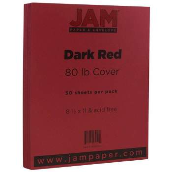 JAM Paper Jam Paper Matte Paper, 8.5 X 11 80Lb Black Base Paper, 50/Pack  in the Paper department at