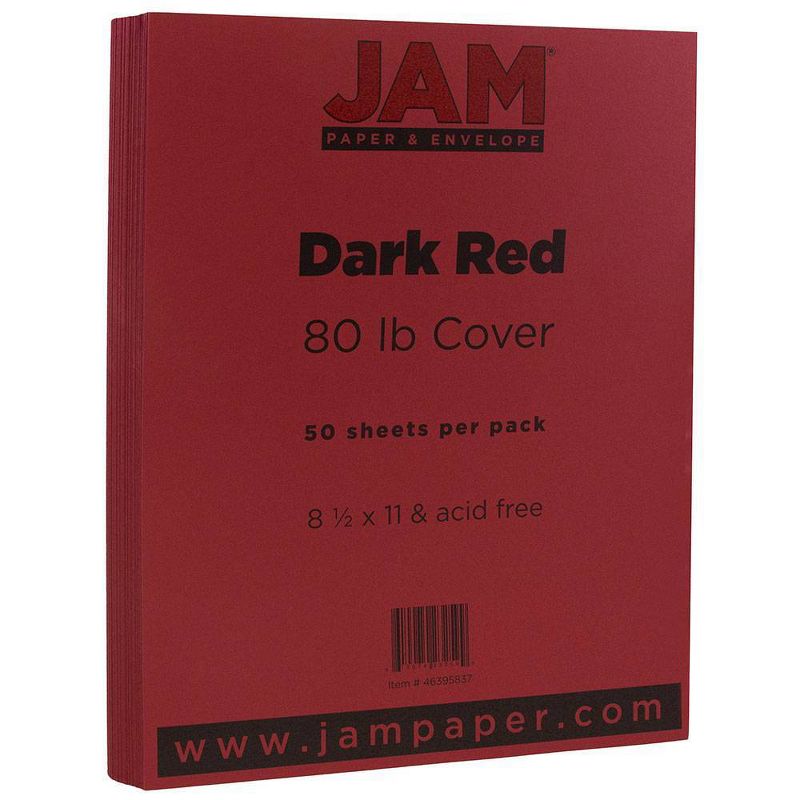 JAM Paper 50pk Basis 80lb Cardstock Paper 8.5" x 11", 1 of 4