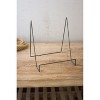 Wire Easel with Brass Finish Large 9.5"H Gunmetal Gray Decorative Display Stand, Set of 6 by Kalalou - 3 of 3