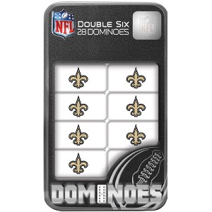 MasterPieces Officially Licensed NFL New Orleans Saints 28 Piece Dominoes Game for Adults - 1 of 4