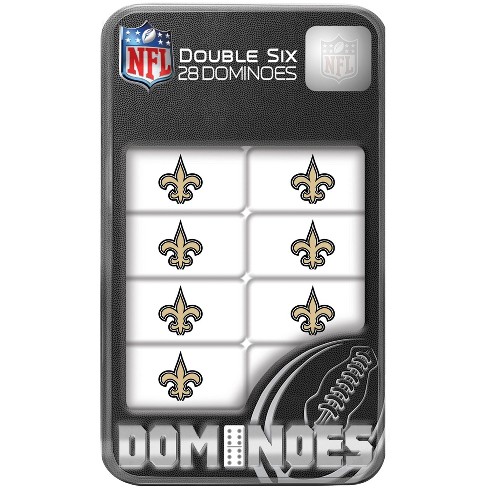 MasterPieces Officially Licensed NFL New Orleans Saints 28 Piece Dominoes Game for Adults. - image 1 of 4