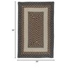 Colonial Mills Tiburon - Misted Gray 3 ft. square Square Rug Indoor/Outdoor 100% Polypropylene - 2 of 2