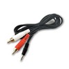 SatelliteSale Auxiliary 3.5mm Audio Jack to 2 RCA Digital Stereo Composite Aux Cable Universal Wire PVC Black Cord - image 4 of 4