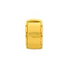 Black Bow Jewelry 14k Yellow Gold Plated Sterling Silver Notched Hinged Clip Bead Charm - 2 of 4