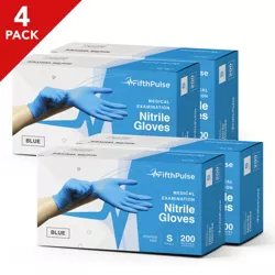 FifthPulse Bulk Blue Nitrile Exam Gloves, Perfect for Cleaning, Cooking & Medical Uses