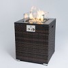 VYNXARIA 28inch Outdoor Fire Pit Column, Propane Fire Column for Decor Gas Fire Pit Table Garden Corner Fire Table - 2 of 4