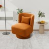 23.6" Modern Comfortable 360 Degree Swivel Accent Chair - ModernLuxe - 3 of 4