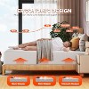 FDW 12 inch Bamboo Charcoal Memory Foam Mattress Cooling Gel CertiPUR-US Certified Breathable Bed Mattress for Cooler Sleep,White - 4 of 4
