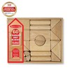 Melissa & Doug Standard Unit Solid-Wood Building Blocks With Wooden Storage Tray (60pc) - image 3 of 4