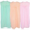 JEFFRICO 3 Pack House Dresses for Women with Pockets - Lightweight Breathable Sleeveless Snap Front Housecoat Dusters - 4 of 4