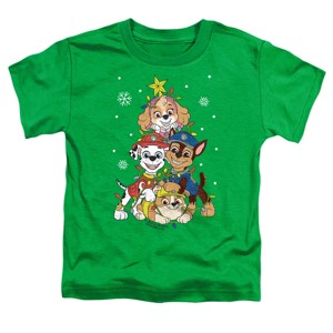 Toddler Boys' Paw Patrol Sky Chase Christmas Tree T-Shirt - 1 of 4
