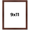 PosterPalooza | Photo Size Classic Modern Brown Frame - UV Acrylic, Foam Board Backing, Hanging Hardware - 2 of 4
