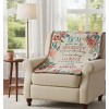 50 × 60inch  in Serenity Tapestry Throw Blanket – 100% Cotton by Manual Woodworkers and Weavers - 2 of 3