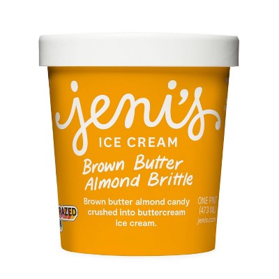 Jeni's Brown Butter Almond Brittle Ice Cream - 16oz