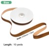 Unique Bargains Nylon Single Face Thin Velvet Fabric Ribbons 10 Yards 1 Pc - 3 of 4