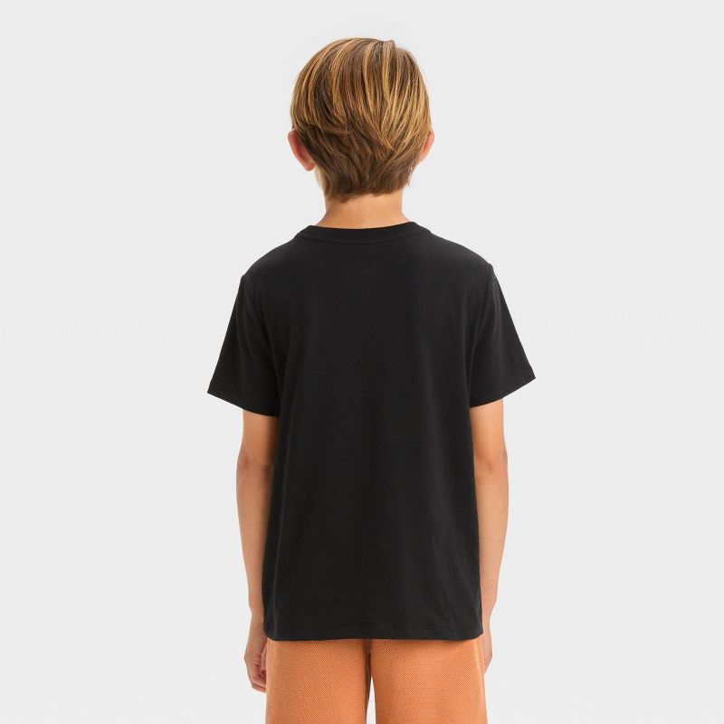 Boys' Short Sleeve Camping Astronaut Graphic T-Shirt - Cat & Jack™ Black, 4 of 5
