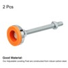Unique Bargains Carbon Steel Non-Skid Adjustable Furniture Table Feet Leveling Feet 2 Pcs - 3 of 4