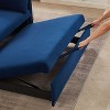 NicBex 3-in-1 Adjustable Velvet Sleeper with Pull-out Bed, USB Port, 2 Lumbar Pillows and Side Pocket - 3 of 4