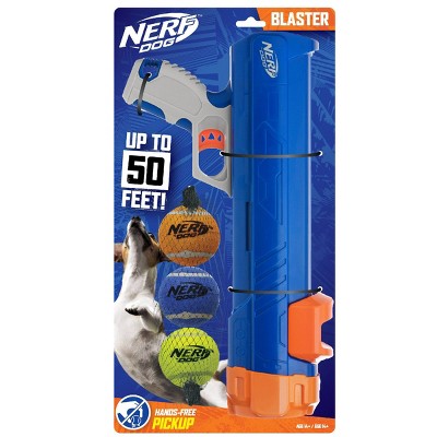 Nerf Dog 16” Tennis Ball Blaster Dog Toy with 4 Balls 