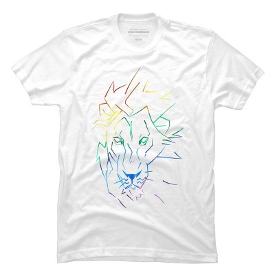 Adult Design By Humans Roar Your Pride Lion Rainbow By WheelsAflame T-Shirt