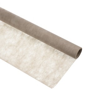 Unique Bargains Flower Wrapping Paper 30ft Floral Bouquet Waterproof Packaging Cotton for Wedding Party Brown - 1 of 4