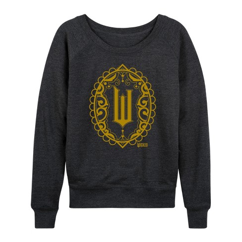 Women's - Wicked - Art Deco Logo Lightweight French Terry Slouchy - image 1 of 4