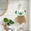 REGALWOVEN Bathroom Kitchen Cute Cartoon Piggy Chenille Soft Absorbent Hand Towel 2 Packs 7" x 11" - 2 of 4