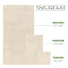 BAGOKIE 100% Turkish Cotton Corduroy Ribbed Bath Towels 6-Piece Set - 3 of 4