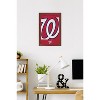 Trends International MLB Washington Nationals - Logo 25 Framed Wall Poster Prints - 2 of 4