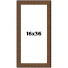 PosterPalooza | Panoramic Museum Black Picture Frame - UV Acrylic, Foam Board Backing, Hanging Hardware - 2 of 4