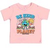 The Juniper Shop SmileyWorld Be Kind To Our Planet Rainbow Toddler Short Sleeve Tee - 2 of 4