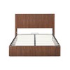 GDFStudio Wren Rustic Queen Size Lift Up Storage Bed Frame - 4 of 4
